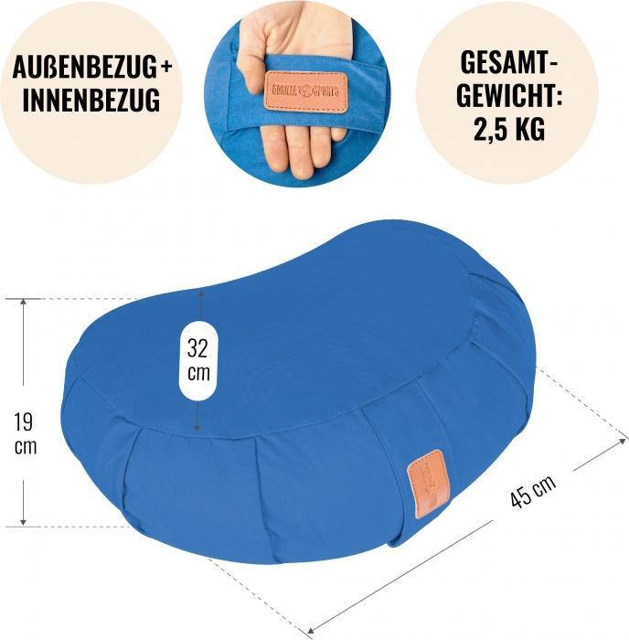 Image du produit Gorilla Sports Oreiller en forme de croissant pour le yoga