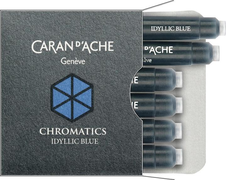 Produktbild Caran d'Ache Chromatics Tintenpatronen (Füllertinte, Blau)