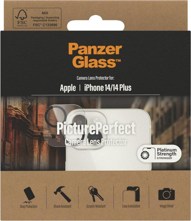 Produktbild PanzerGlass Camera Protector (1 Stück, Apple iPhone 14 Plus, Apple iPhone 14)