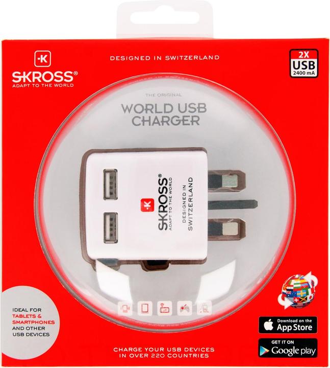 Actual product image Skross World USB Charger