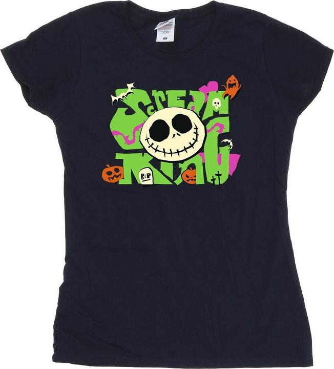 Immagine prodotto The Nightmare Before Christmas Scream Maglietta Jack Skellington Donna (L)