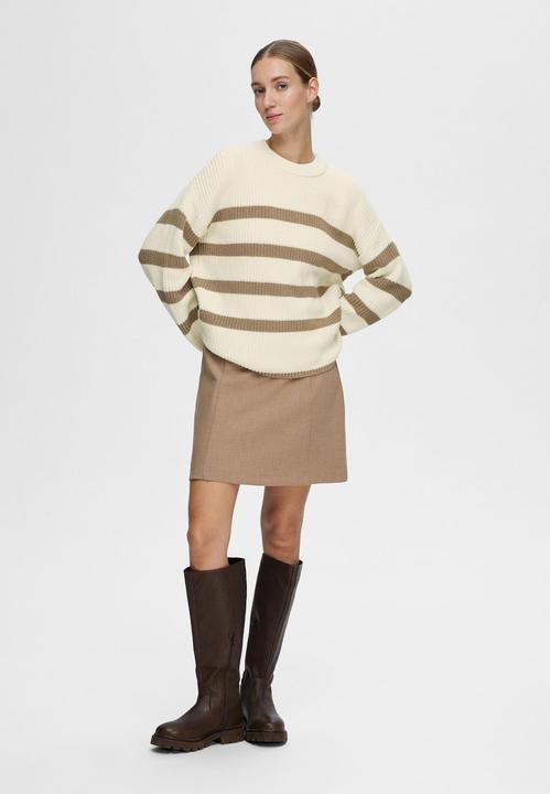 Produktbild Selected Femme Gestreifter Strickpullover (XL)