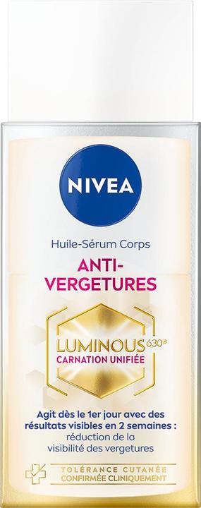 Image du produit NIVEA Sérum huileux lumineux pour le corps anti-vergetures (Huile pour le corps, 100 ml)