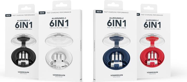 Produktbild Vonmählen USB A, USB Typ C – USB A, USB Typ C, Lightning (0.75 m, USB 2.0)