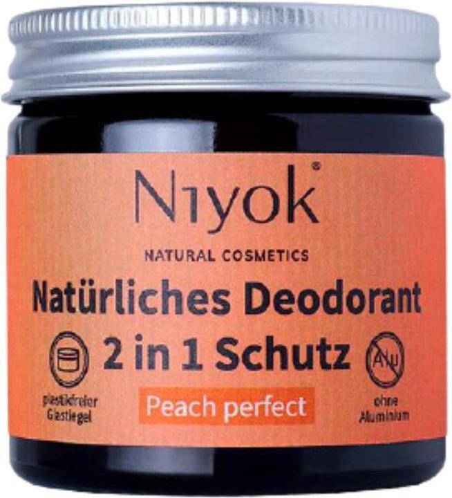 Niyok Deo Crème 2in1 Anti-Transpirant: Peach perfect 40 ml (Crème, 40 ml)