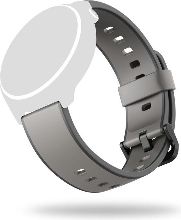 Produktbild Hama Armband zum Wechseln für Smartwatch 9000, Silikon, Anthrazit/Schwarz (Silikon)