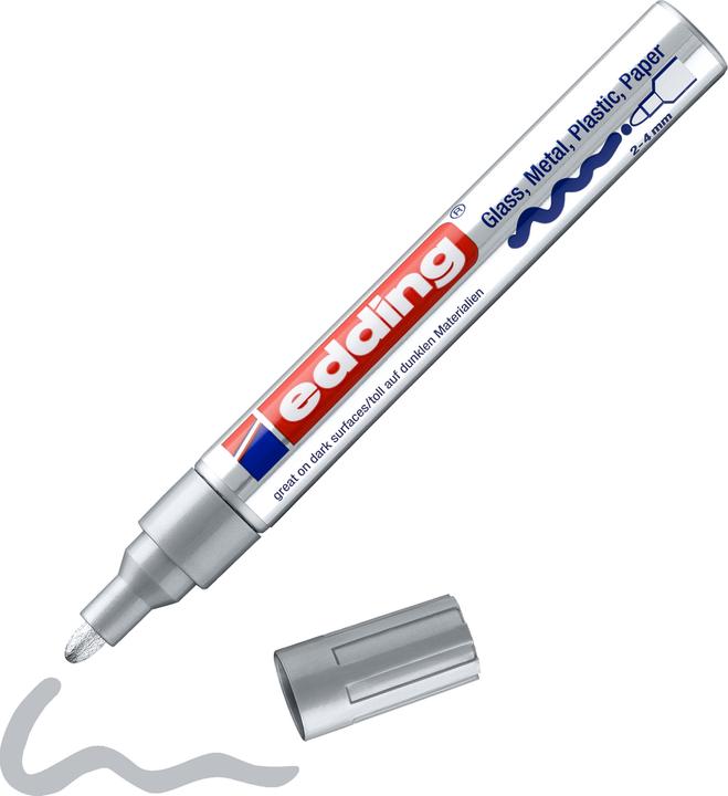 Produktbild Edding 750 Glanzlack-Marker (Silver, 2 mm, 1 x)