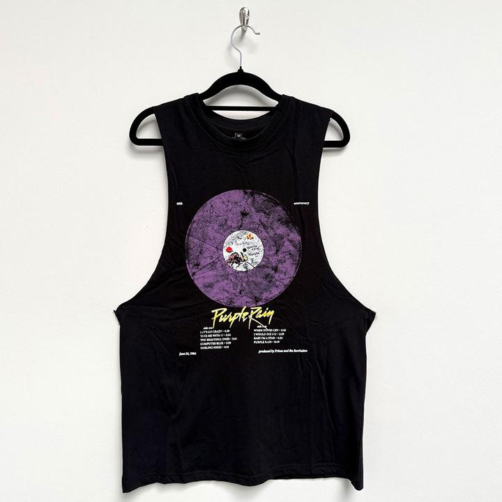 Prince Purple Rain Disc (Black) Vest