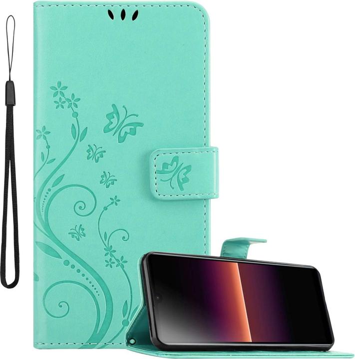 Actual product image Cadorabo Case for Sony Xperia L4 Flower Book (Sony Xperia L4)