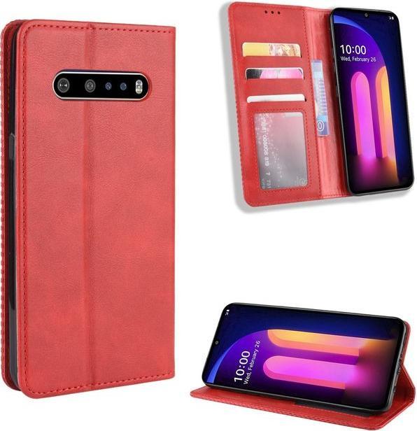 Actual product image MU Classic Retro Leather Bookcover Series (LG V60 ThinQ 5G)