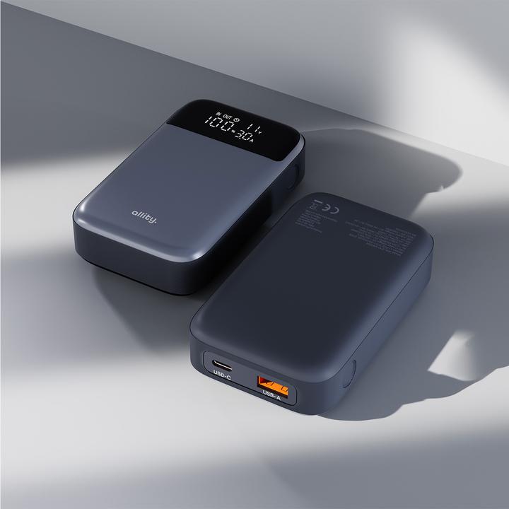 Actual product image Allity power bank APB-200 PD QC 33W 10000 mAh gray (10000 mAh, 33 W, 33 Wh)