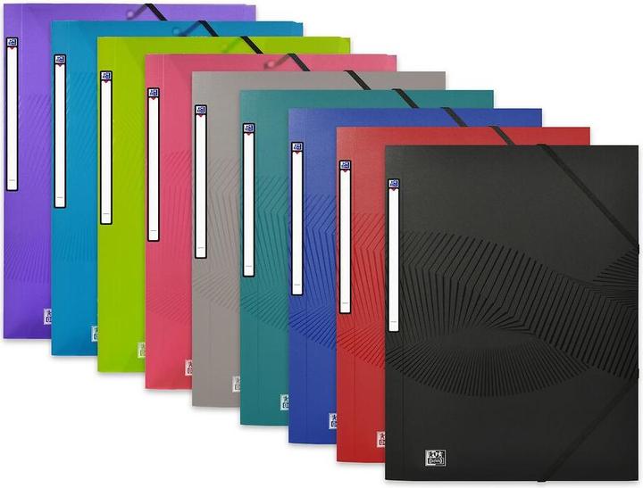 Image du produit Elba Classeur d'angle Osmose, DIN A4, couleurs assorties en PP 0,5 mm, 3 rabats, dimensions : (L)240 x (H (A4, 20 x)