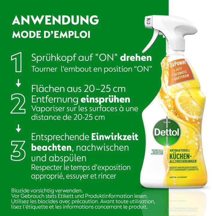 Produktbild Dettol Allzweck-Reiniger mit Limetten- & Citrusduft