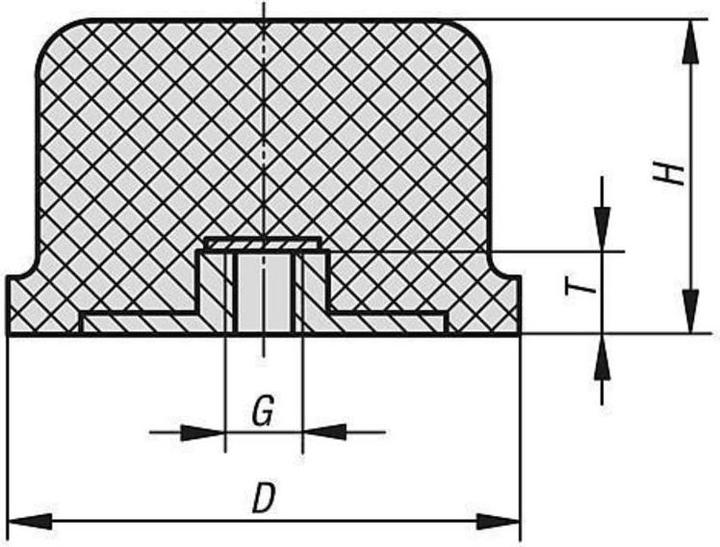 Produktbild Neriox Anschlagpuffer NR (Anschlagdämpfer)