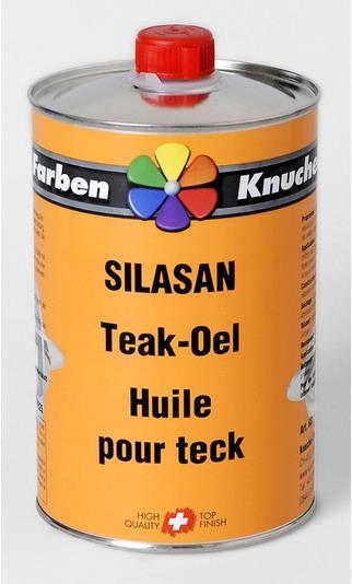 Actual product image Knuchel Silasan Teak Oil (Colorless, 0.50 l)
