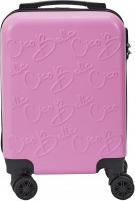 Image du produit Jet Lag valise cabine embossees rose 29l (29 l, Bagage à main (jusqu'à 50l))