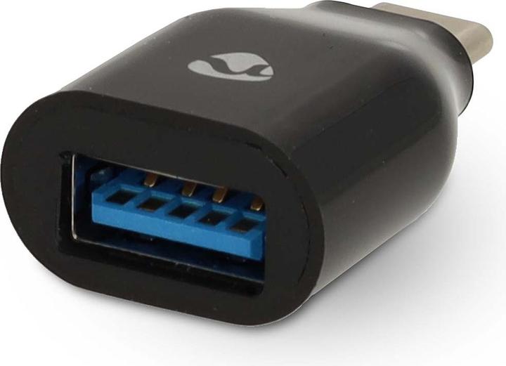 Produktbild Nedis USB-C™ Adapter | USB 3.2 Gen 1 | USB-C™ Stecker | USB-A Buchse | 5 Gbps | Vernickelt | Schwarz (USB Typ-C)
