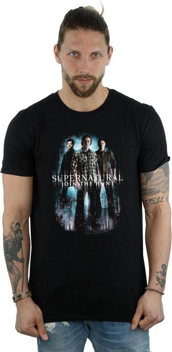 Actual product image Supernatural Mens Group Shot Cotton T-Shirt (XXL)