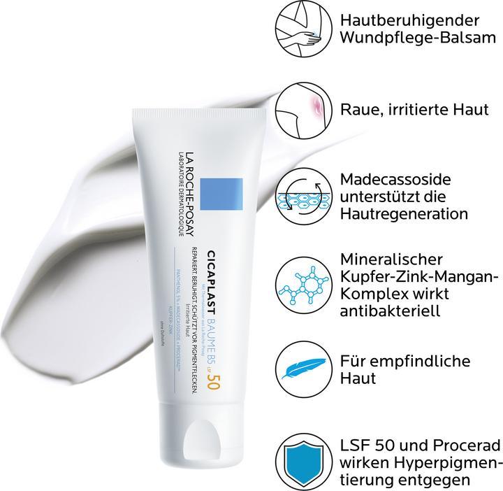 Actual product image La Roche Posay Cicaplast Baume (Suntan cream, SPF 50, 40 ml, 60 g)
