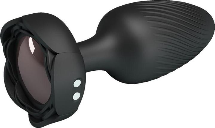 Actual product image Pretty Love - Osborn Anal Plug Mit LED Licht Schwarz 9,8 cm