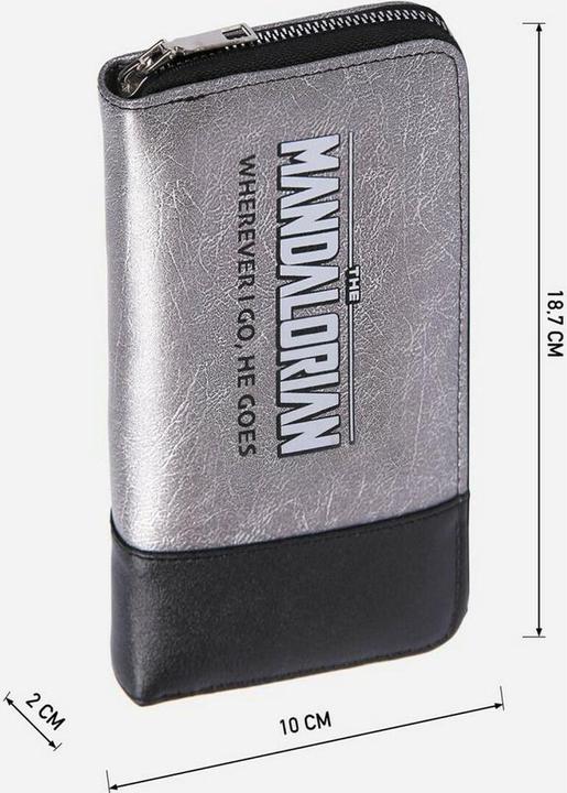 Image du produit The Mandalorian ticket box simili cuir, gris