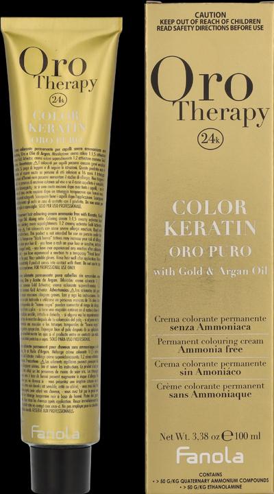 Produktbild Fanola Color Keratin Oro Puro 8/31 Rubio Claro Arena 100ml (8.31 Light Blond Sandy)