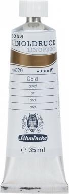 Actual product image Schmincke Lino printing ink gold (Gold, 35 ml)