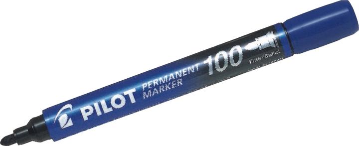 Produktbild Pilot Permanent Marker 100 (Blau, 1 mm, 1 x)