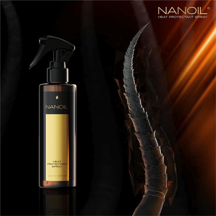 Actual product image Nanoil Heat Protectant Spray (200 ml)