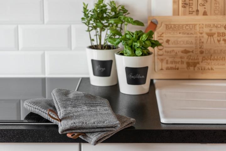 Immagine prodotto Wenko Guanto da cucina Ada Stripes (Silicone, Cotone, Poliestere, Viscosa)