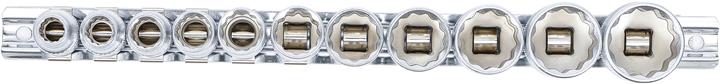 Image du produit BGS Jeu de Douilles, douze pans 10 mm (3/8") en pouce 11 pièces