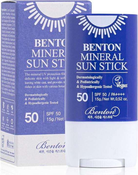 Produktbild Benton Mineral sun stick spf50 pa++++ (Sonnenspray, SPF 50, 15 g)