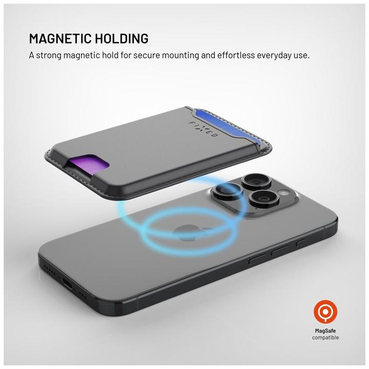 Image du produit Fixed Mag Wallet Tracker for Apple Find My iPhone - Black