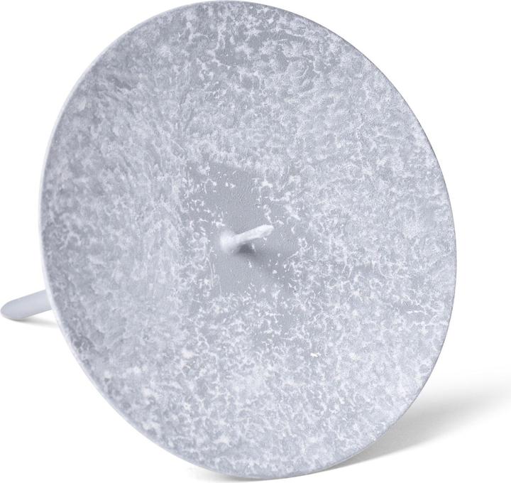 Produktbild Novaliv 4x Kerzenpick | mit Dorn 10 cm GRAU | Kerzenhalter für Adventskranz Kerzenpin (10 x 10 x 10 cm)
