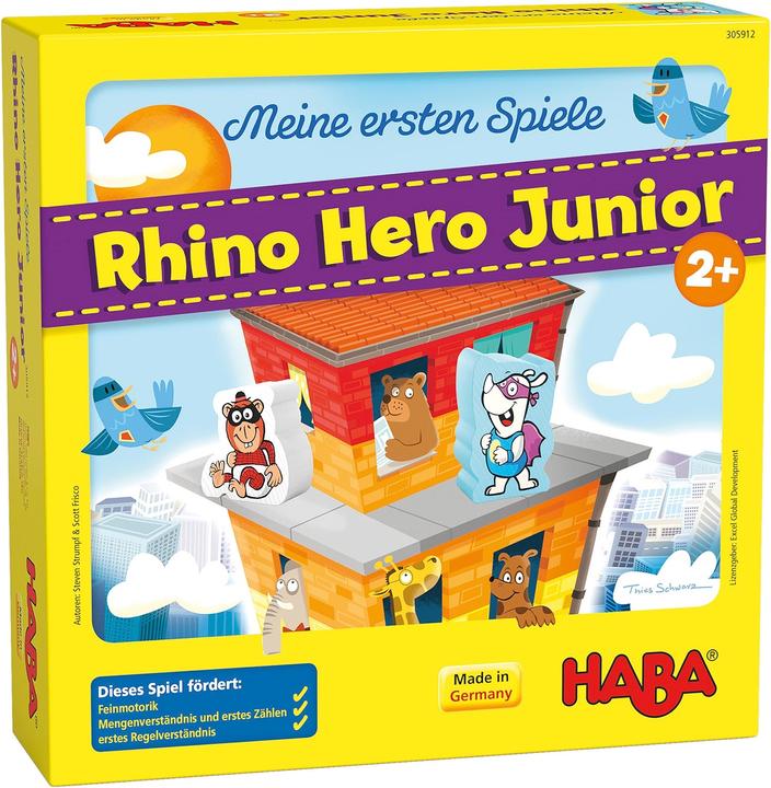 Immagine prodotto Haba Rhino Hero Junior (Tedesco, Inglese, Francese, Italiano, Spagnolo, Olandese)