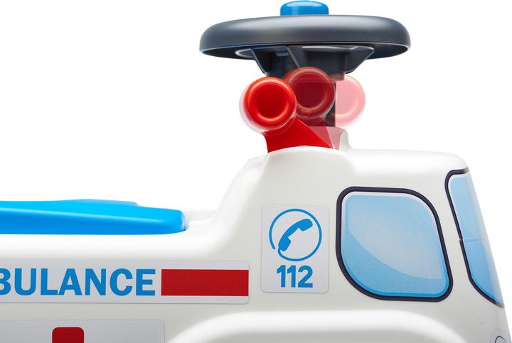 Immagine prodotto Falk Toys Ambulanza cavalcabile con volante e clacson per riporre gli oggetti
