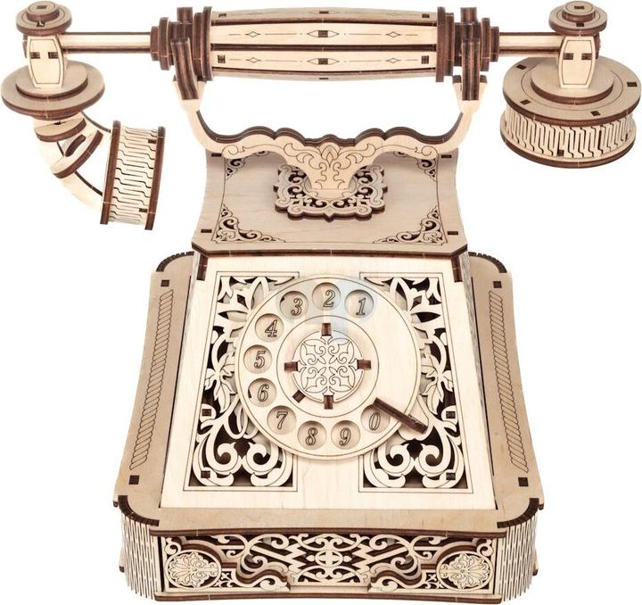 Produktbild Eco Wood Art 3D Holz Modellbausatz - Retro Telefon