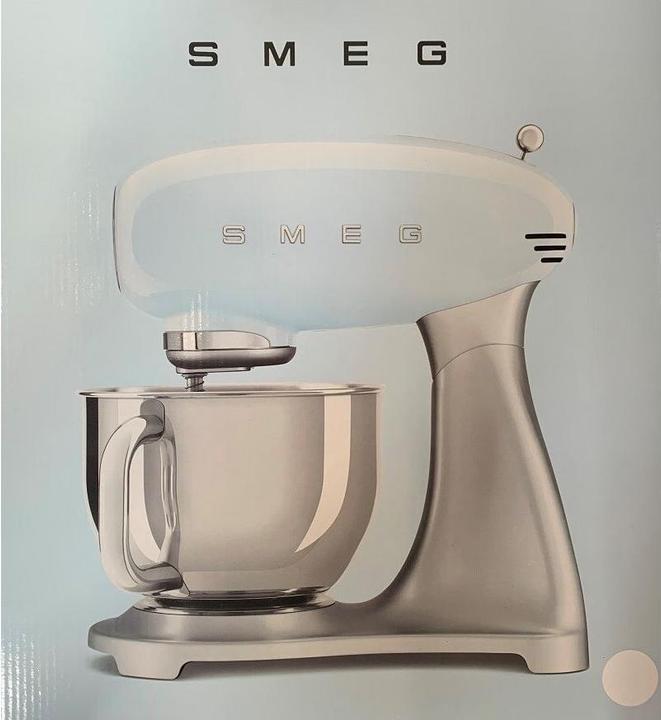 Produktbild Smeg SMF02WHEU Multifunktions Küchenmaschine im 50er Jahre Design weiss (800 W)
