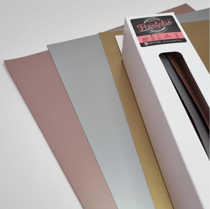 Image du produit Chemica Film thermocollant Flex 30 x 50 cm, lot de 3, multicolore (3 x)