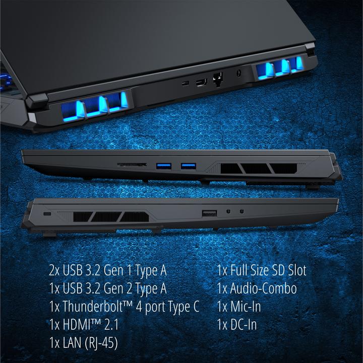 Produktbild Erazer Major X20 16" QHD i9-14900HX 32GB/2TB SSD RTX 4070 Win11 MD62617 (16", Intel Core i9-14900HX, 32 GB, 2000 GB, DE)