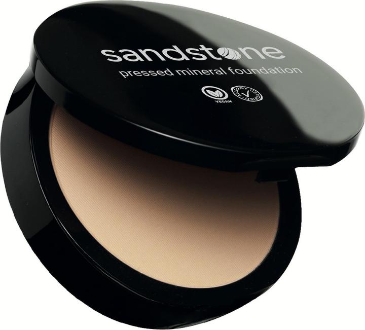 Image du produit Sandstone Fond de teint minéral pressé C3 Warm Ivory (Ivoire chaud)