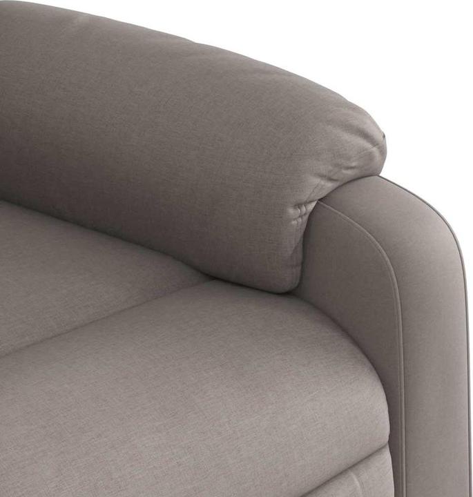 Image du produit VidaXL Fauteuil de massage Fauteuil de télévision Fauteuil de relaxation Fauteuil électrique Taupe Tissu