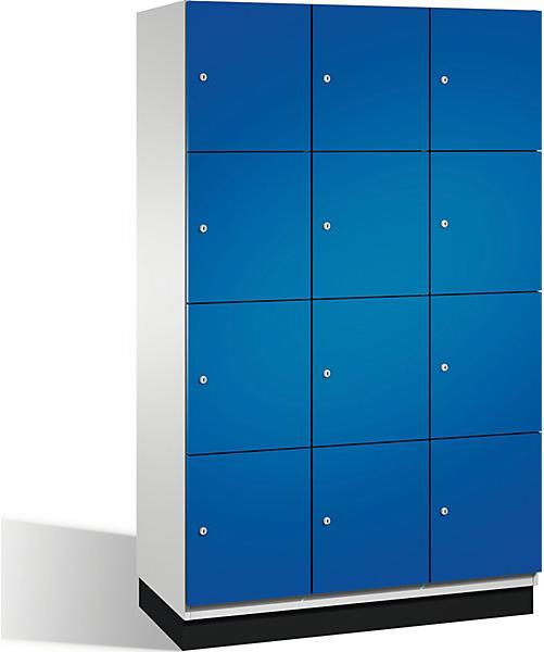 Image du produit C+P Armoire à casiers CAMBIO avec portes en acier (120 cm, 195 cm)