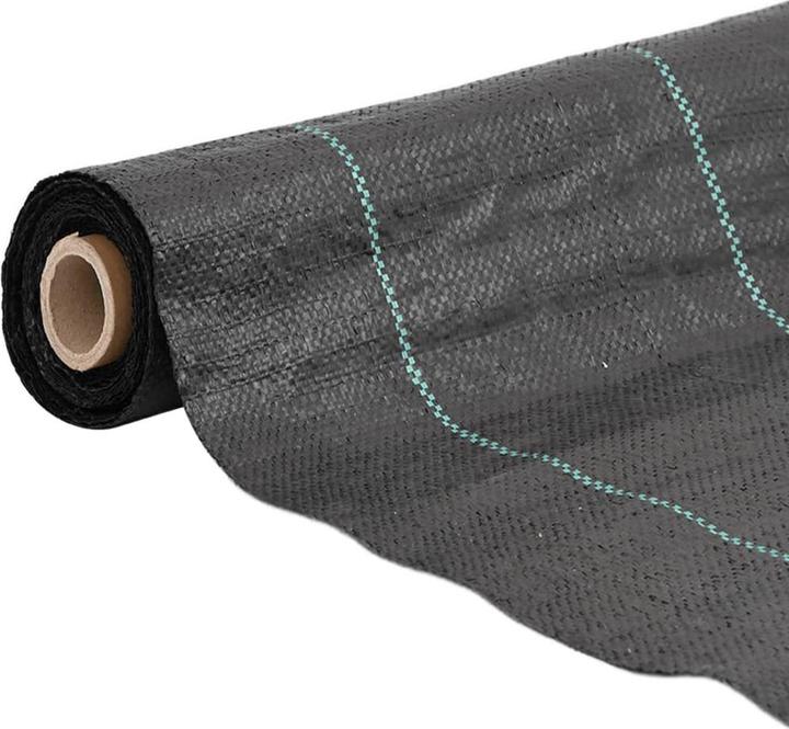 Produktbild VidaXL Unkrautvlies Gartenvlies Bodengewebe Unkrautfolie Schwarz 0,5x200m PP