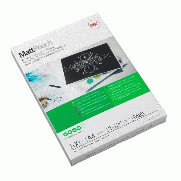 Produktbild GBC Matt Pouch 200 Mikron 100er-Pack (A4, 100 Stück, 200 µm)