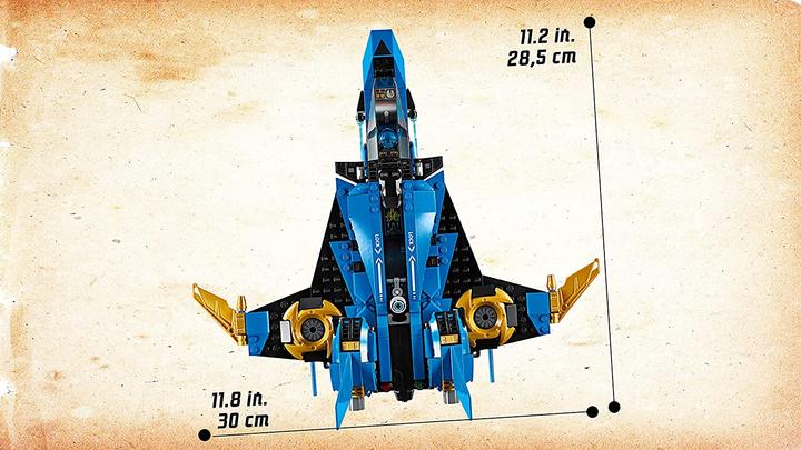 Actual product image LEGO Jay's Thunder Jet (70668, LEGO Ninjago)