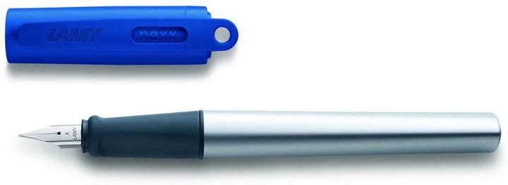Actual product image Lamy nexx cartridge fountain pen blue/silver A (for beginners) (Blue/Silver, 1 x)