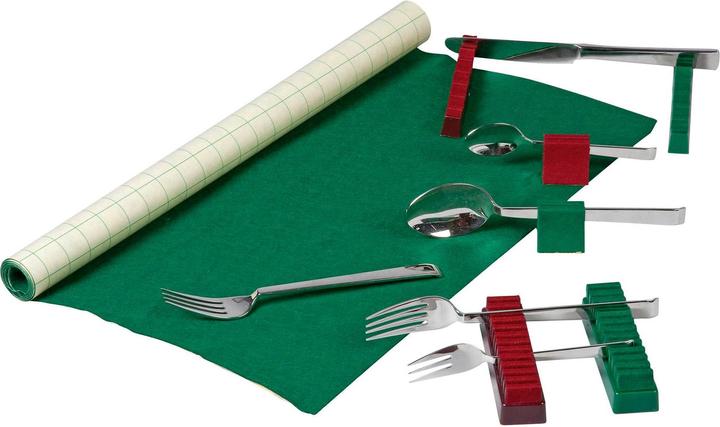 Produktbild Buchholz Besteckhalter für 70 Teile 70x45cm grün