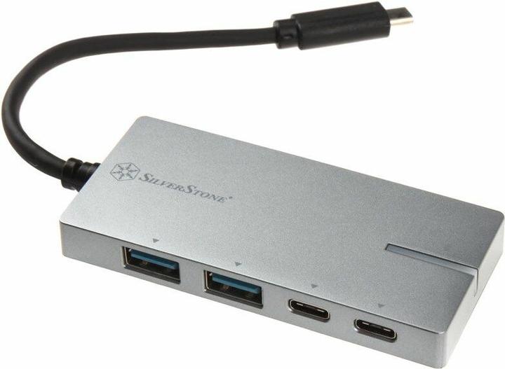 Actual product image Silverstone EP09 Hub (USB-C, 4 Ports)