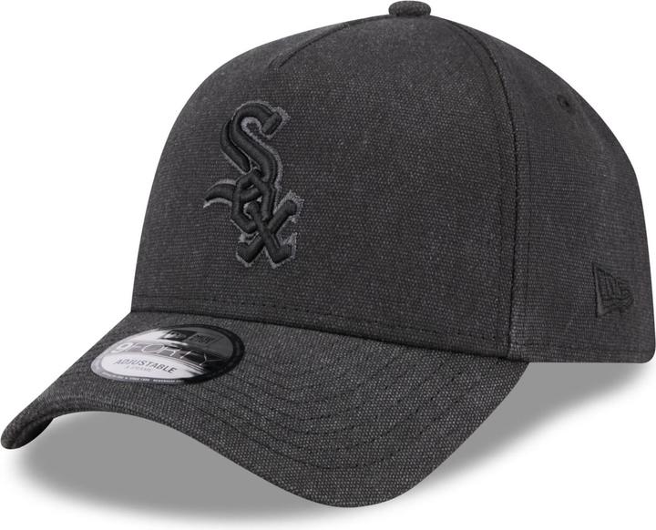 New Era A-Frame Trucker Leinen Cap Chicago White Sox schwarz (One Size)